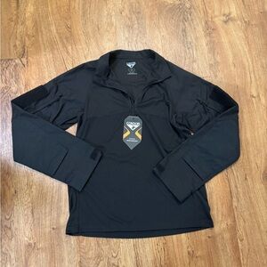 NWT Condor Tactical Gear Men’s Small S 1/4 Zip Shirt Black Outerwear w Pockets